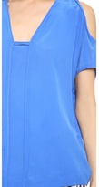 Thumbnail for your product : Yigal Azrouel Cut25 by Open Shoulder Center Insert Top