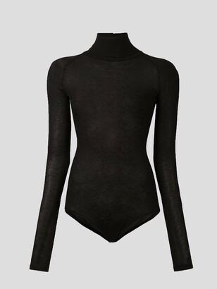 cream turtleneck bodysuit