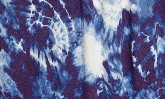 Loveappella Tie Dye Print V-Neck Jersey Maxi Dress