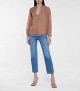 Thumbnail for your product : Velvet Tomei striped blouse