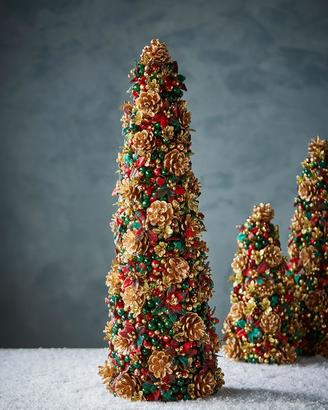 Salzburg Creations Tartan Cheer Christmas Tree, 24"