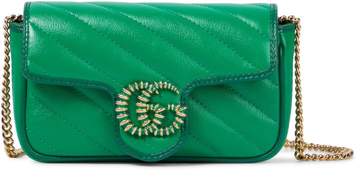 Green marmont gucci Clearance