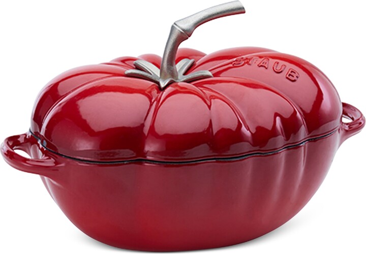 Staub Enameled Cast Iron 3-Qt. Tomato Dutch Oven