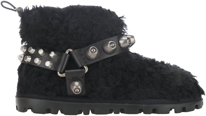 miu miu studded boots