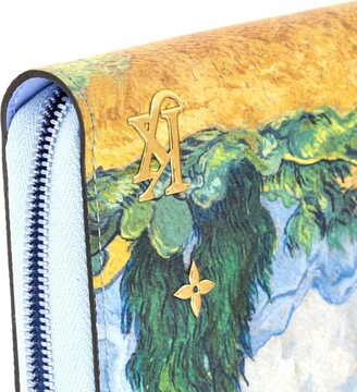 Louis Vuitton Chain Wallet Limited Edition Jeff Koons Van Gogh Print Canvas