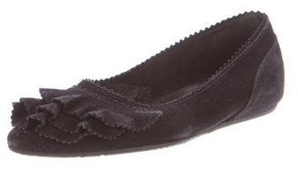 Pedro Garcia Suede Pointed-Toe Flats