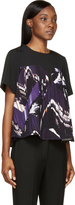 Thumbnail for your product : Kenzo Black & Navy Mountain Print Poly Crepe Blouse