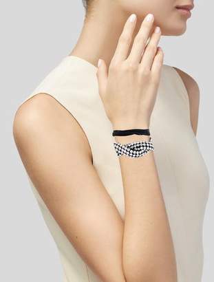 Isabel Marant Crystal Twist Wrap Bracelet