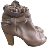 Thumbnail for your product : Humanoid Leather Mules & Clogs