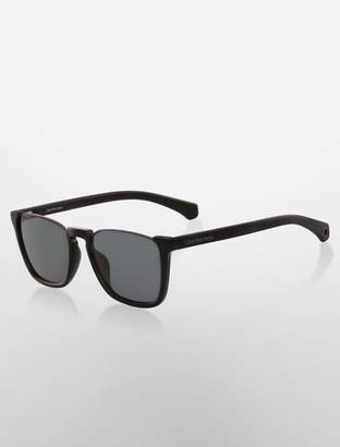 Calvin Klein rectangle open top sunglasses