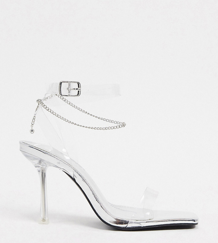 wide width silver sandals