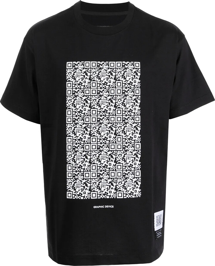 Fumito Ganryu Graphic-device short-sleeve T-shirt