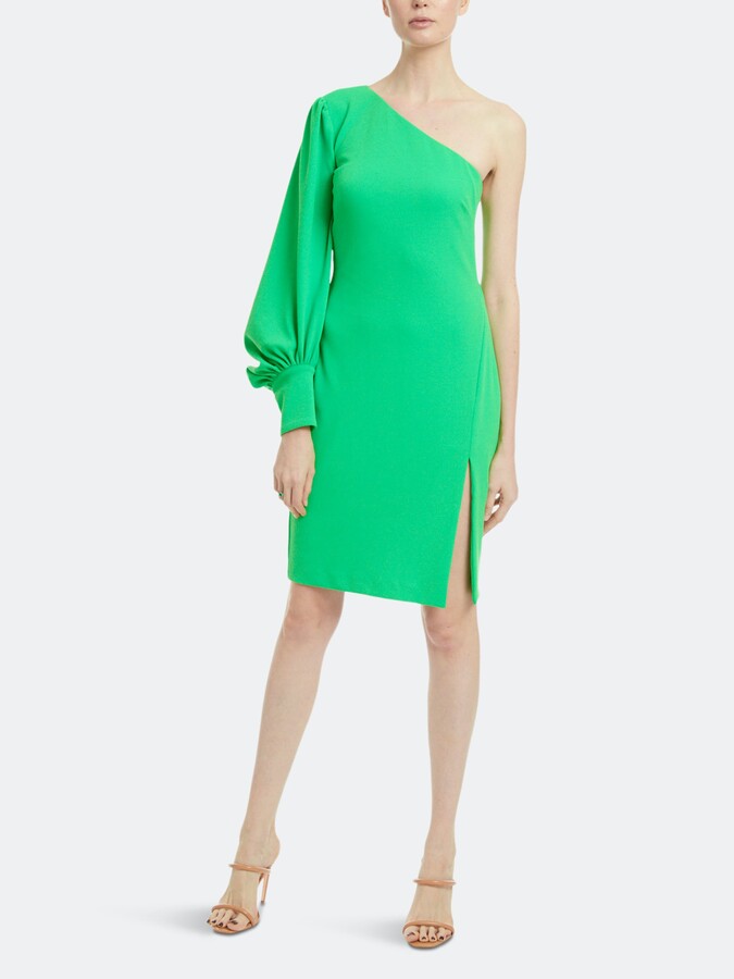 One Shoulder Green Cocktail Dress | Shop the world's largest 