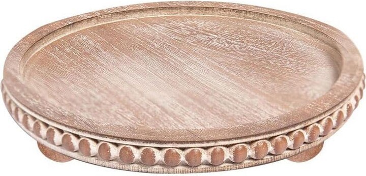 Gray Wood Candle Tray 1-Pack