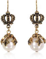 Thumbnail for your product : Alcozer & J Crown Earrings w/Pearls