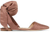 Thumbnail for your product : Sam Edelman Brandie Dupion Point-toe Flats