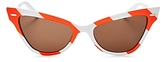 Thumbnail for your product : Moschino Striped Cat Eye Sunglasses, 53mm