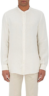 Luciano Barbera Men's Linen Piqué Shirt