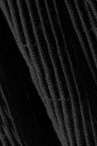 Thumbnail for your product : Sonia Rykiel Cape-effect Ribbed Wool-blend Top