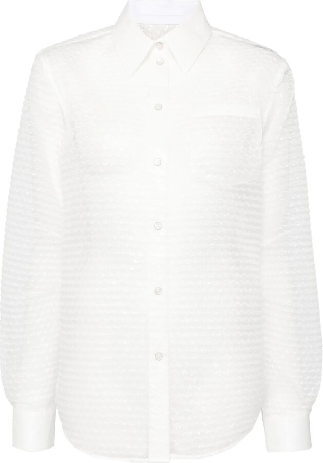 Helmut Lang Curved Bubblewrap Shirt