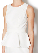 Thumbnail for your product : Shoshanna Alexa Cotton Peplum Dress