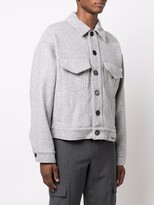 Thumbnail for your product : MSGM Recycled Wool Felt Jacket