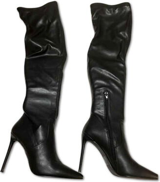 【大特価】Steve Madden VAVA ブーツ VAVA Black Over The Knee Boots | Women's Designer Boots