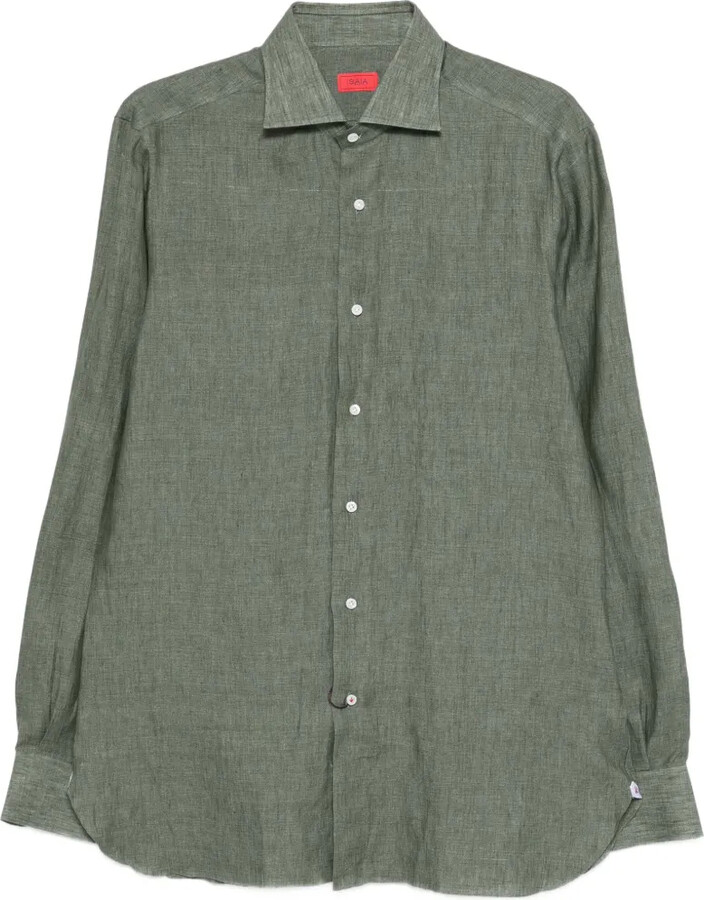 Button-Fastening Shirt