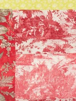 Thumbnail for your product : Pierre Louis Mascia Panelled-Print Cotton-Silk Scarf