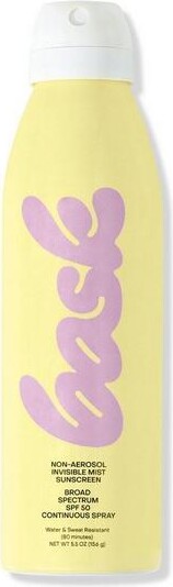 Bask Suncare Non-Aerosol Spray SPF 50 Spray Sunscreen