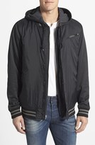 Thumbnail for your product : Hurley 'All City' Therma-Fit Ripstop Hooded Varsity Jacket