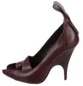Thumbnail for your product : Alexander Wang Leather Peep-Toe Pumps