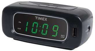 Timex Alarm Clock with USB Charger Outlet
