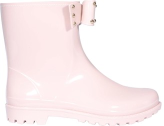RED Valentino Studded Bow Detail Rainboots