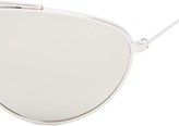 Thumbnail for your product : Celine Mirrored Aviator Metal Sunglasses - Silver