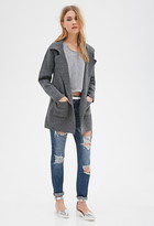 Thumbnail for your product : Forever 21 collared crossover sweater coat