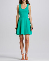 Thumbnail for your product : Ali Ro Scoop-Neck Fit-and-Flare Dress
