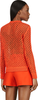 Thumbnail for your product : Alexander Wang T by Orange Macram&eacute Crewneck Sweater
