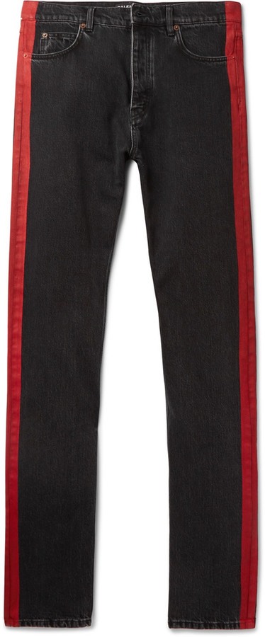 Fashion Look Featuring Balenciaga Slim Jeans and Saint Laurent