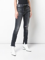 Thumbnail for your product : Unravel Project Distressed Skinny Jeans