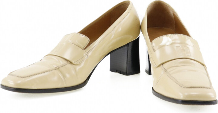 Hermes Leather flats - ShopStyle
