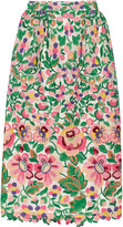 Thumbnail for your product : Valentino Macramé lace midi skirt