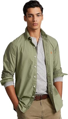 Polo Verde Hombre Camisa Polo Ralph Lauren Hombre Custom Fit