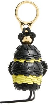 Classic calfskin honey bee bag charm