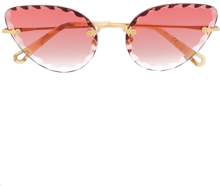 chloe foldable sunglasses