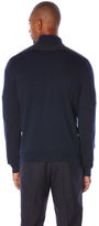 Thumbnail for your product : Perry Ellis Colorblock Quarter Zip Sweater