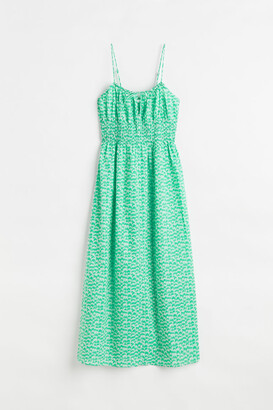 H&M Smocked Cotton Dress