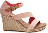 Thumbnail for your product : Toms Tangerine Yarn Dye Women's Clarissa Wedges