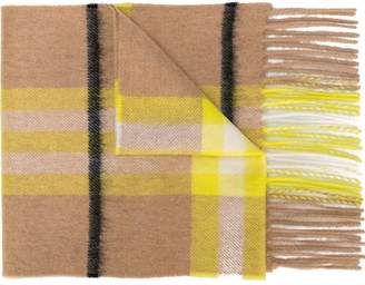 Burberry Kids cashmere checked scarf