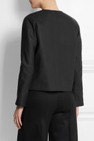 Thumbnail for your product : J.W.Anderson Cropped matte-leather jacket
